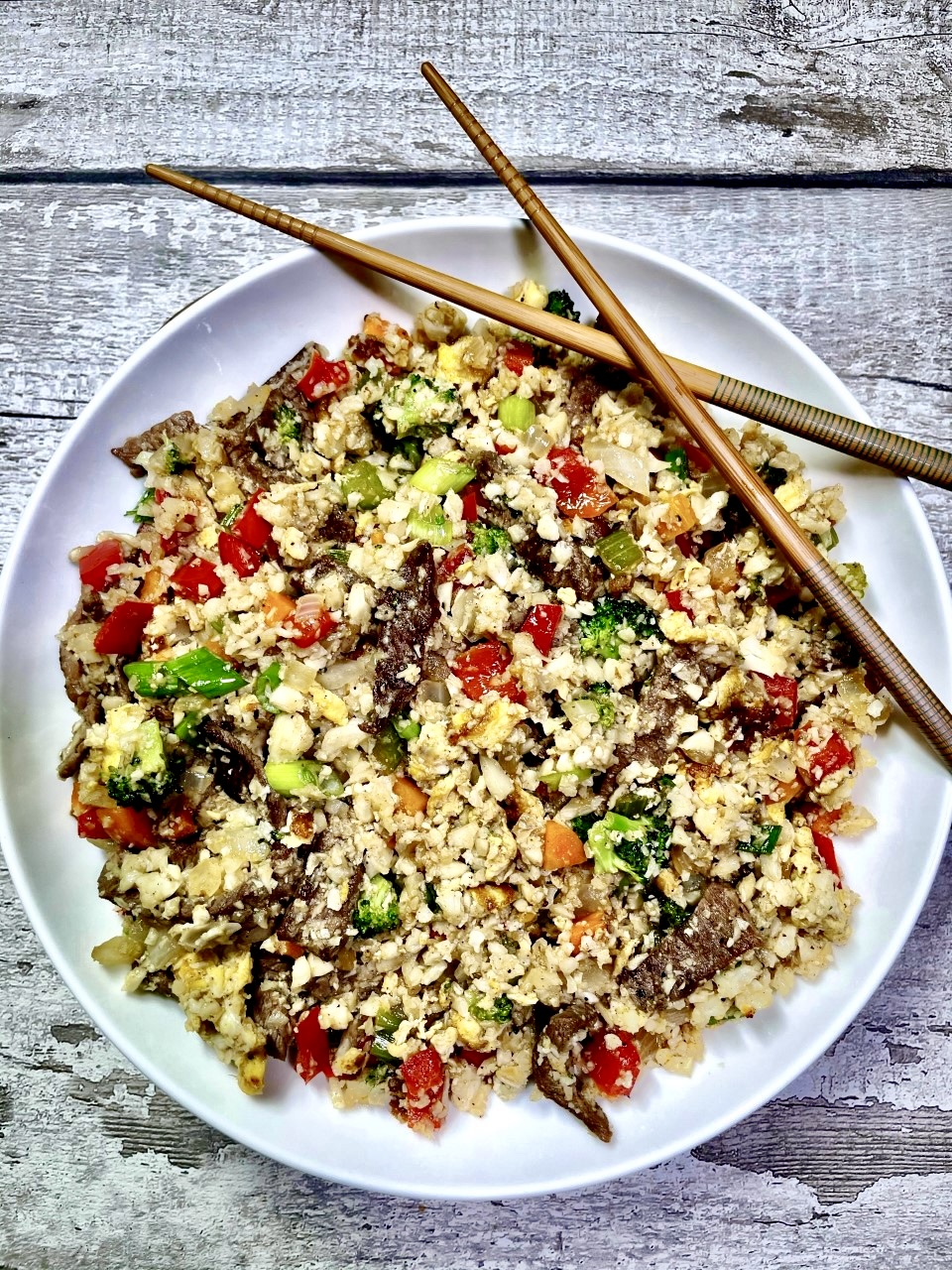 CAULIFLOWER STEAK FRIED RICE